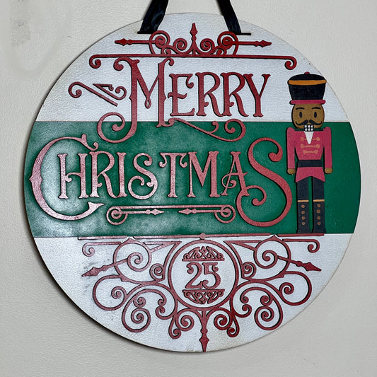 Door Hanger - Christmas Nutcracker