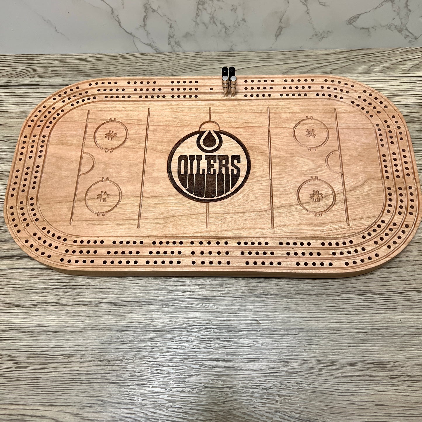 Cribbage Board (Hockey Rink)