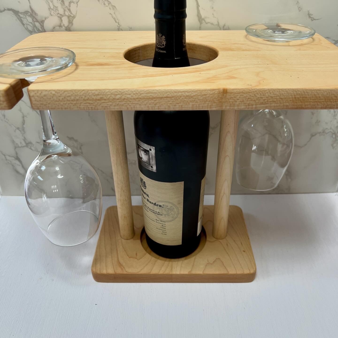 Wine Caddy & Charcuterie Tray