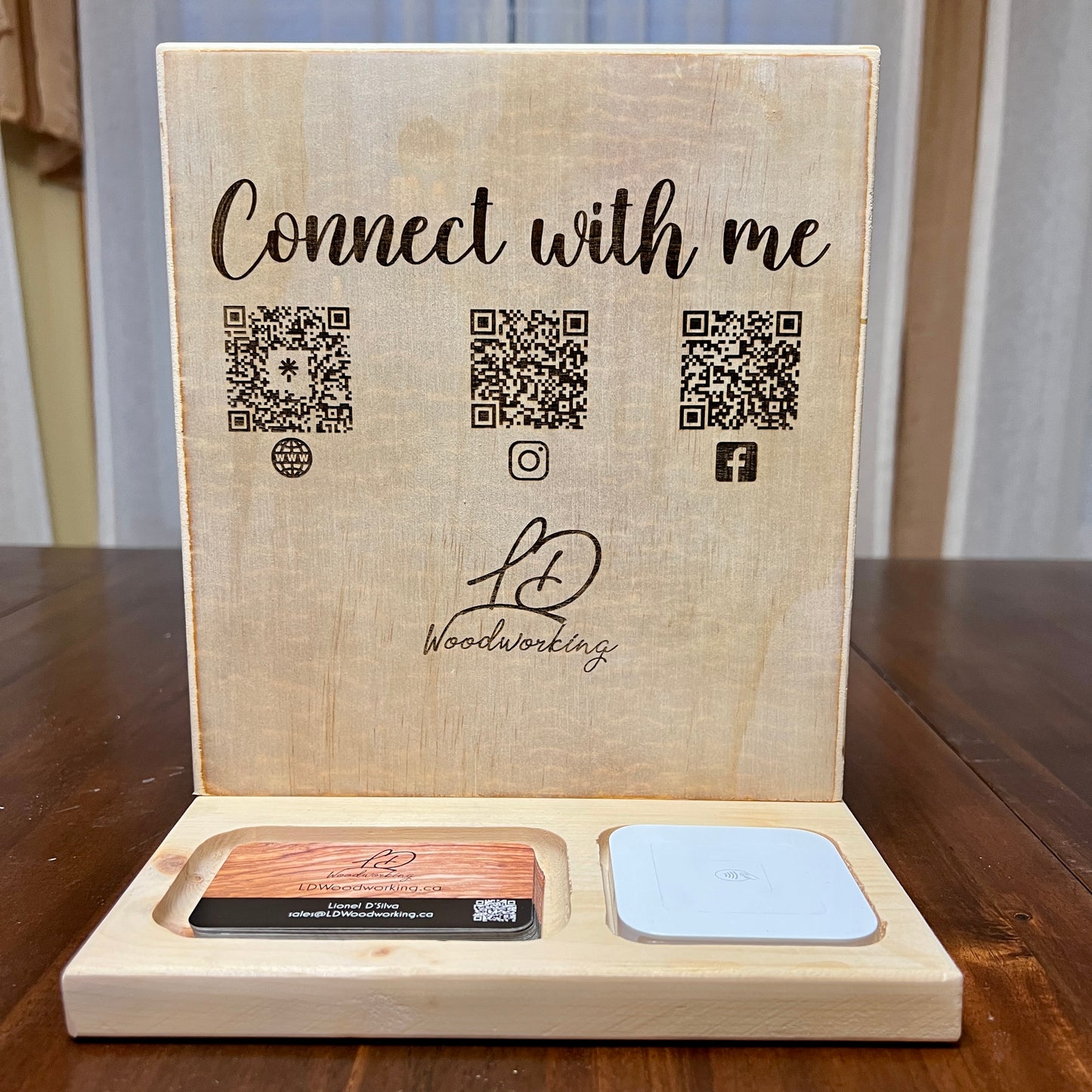 Vendor QR Code Stand